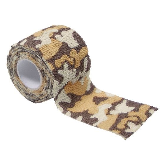 MFH Zelfklevende Stoffen Camouflagetape 5 cm x 4,5 m - Desert