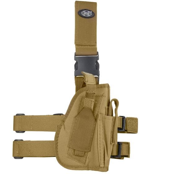 MFH Holster voor Rechterbeen - Coyote Tan