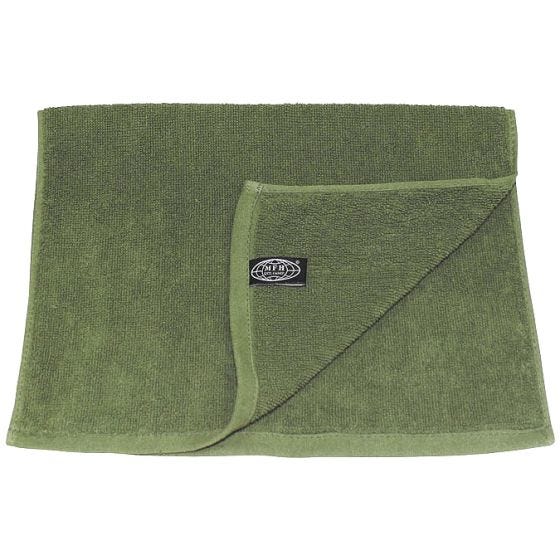 MFH Badstof Handdoek 30x50 cm - OD Groen