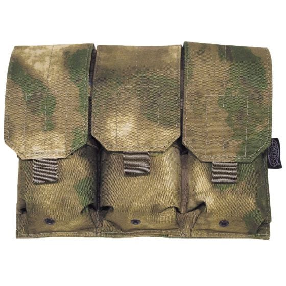 MFH M4/M16 MOLLE Drievoudige Patroonbuidel - HDT Camo FG