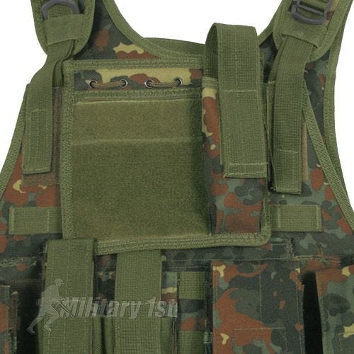 MFH Ranger MOLLE Tactisch Vest - Flecktarn