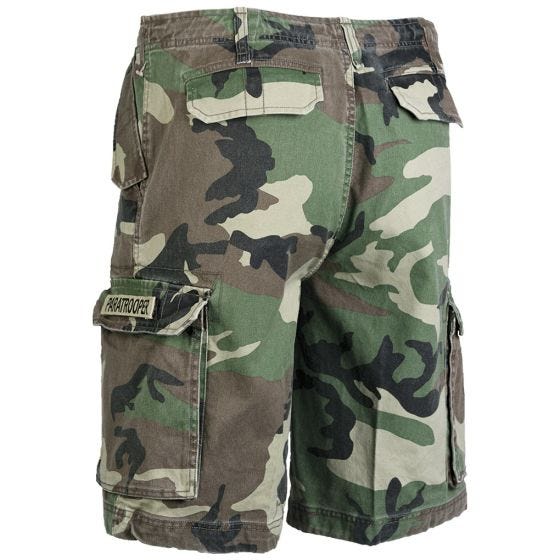 Paratrooper Cargoshort - Prewashed Woodland