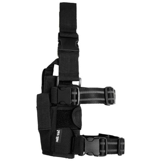 Mil-Tec Beenholster Verstelbaar Cordura - Zwart