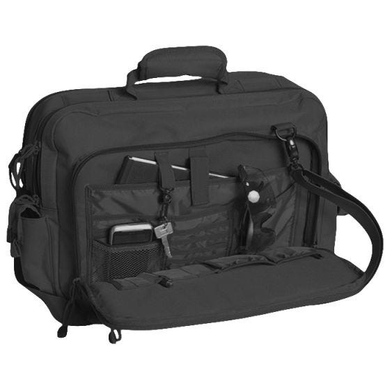Mil-Tec Aviator Schoudertas voor Documenten - Zwart