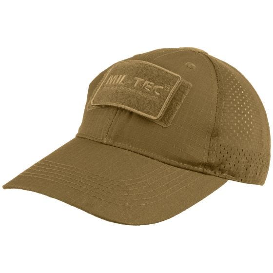 Mil-Tec Baseballpet met Net - Dark Coyote