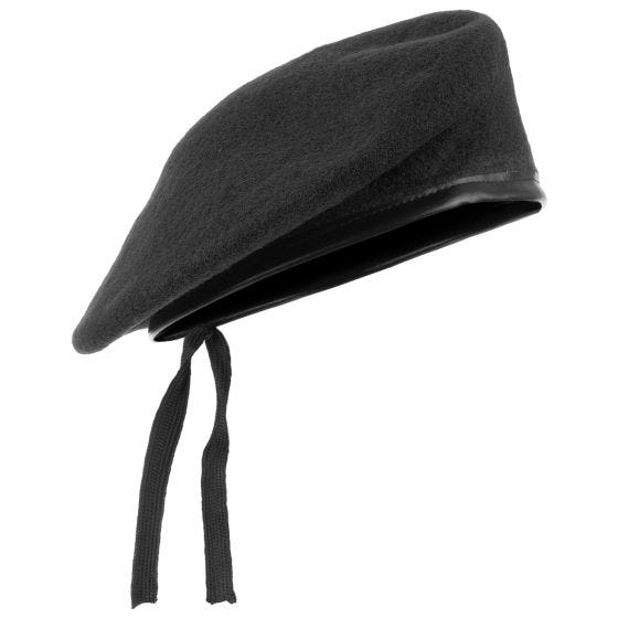 Mil-Tec Baret - Zwart