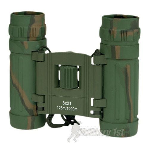 Mil-Tec Opvouwbare Verrekijker 8x21 - Camo