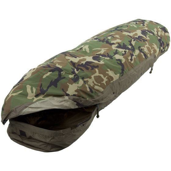 Mil-Tec Slaapzakhoes Modulair Drielaags - Woodland