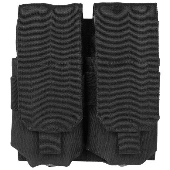 Mil-Tec M4/M16 MOLLE Dubbele Magazijnbuidel - Zwart