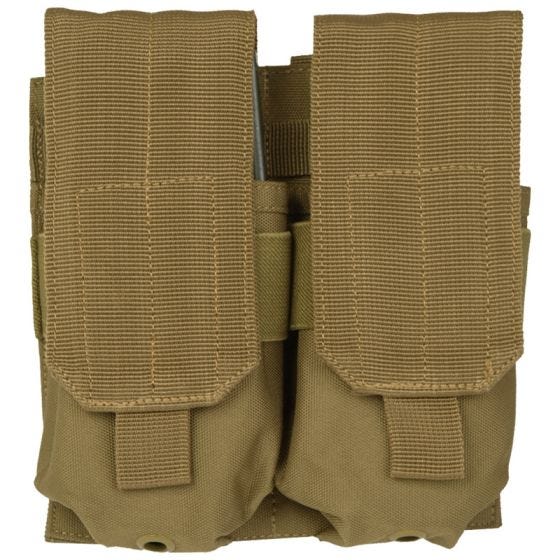 Mil-Tec M4/M16 MOLLE Dubbele Magazijnbuidel - Coyote
