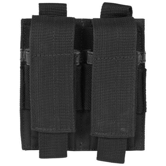 Mil-Tec Dubbele Pistoolpatroonbuidel - Zwart