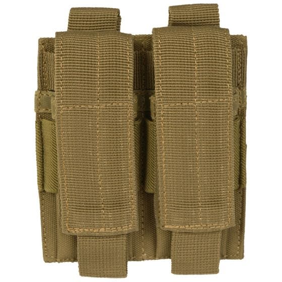 Mil-Tec Dubbele Pistoolpatroonbuidel - Coyote