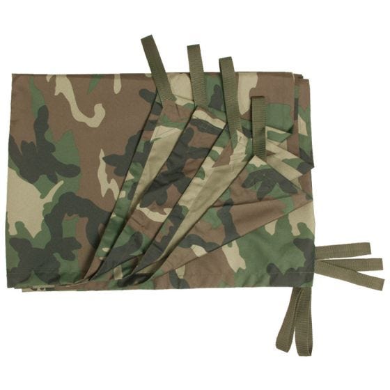 Mil-Tec Tarp Vliegtuigzeil Multifunctioneel - Woodland