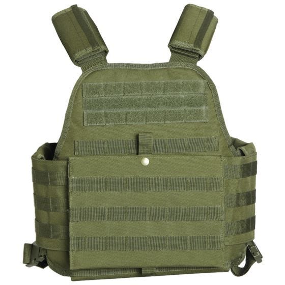 Mil-Tec Plate Carrier-vest - Olijf