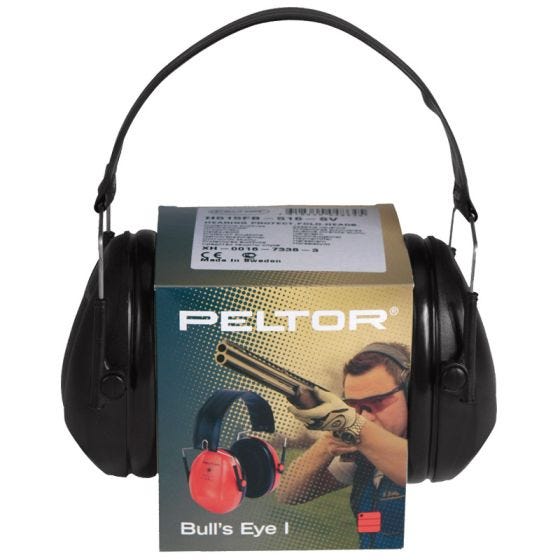Peltor Bull's Eye I Beschermende Oorkap - Zwart