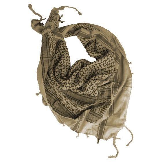 Mil-Tec Shemagh - Khaki/Zwart