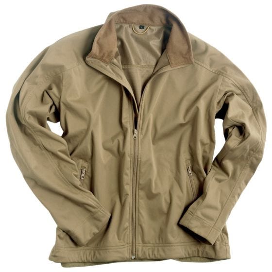 Mil-Tec Softshell Jack Lichtgewicht - Coyote