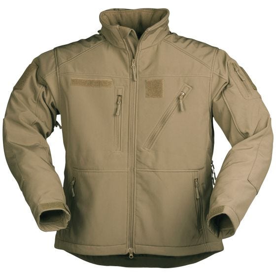 Mil-Tec SCU 14 Softshell Jacket - Dark Coyote