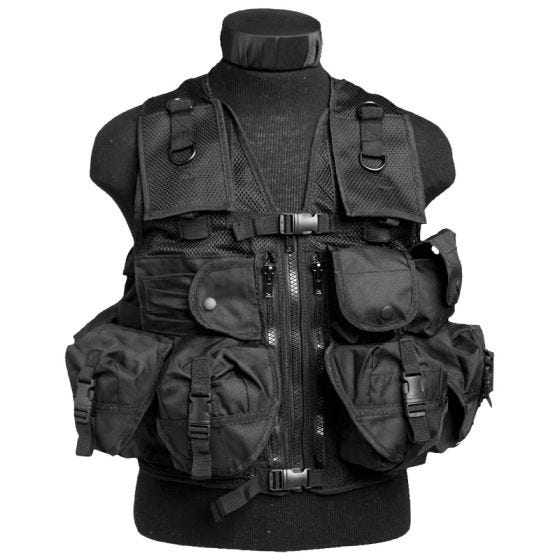 Mil-Tec Ultimate Assault Vest - Zwart