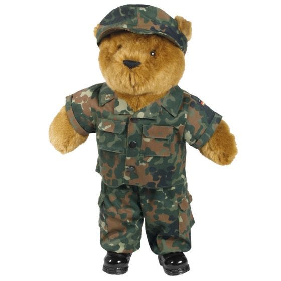 Mil-Tec Groot Teddybeerpak - Flecktarn