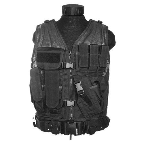 Mil-Tec USMC Tactisch Vest - Zwart