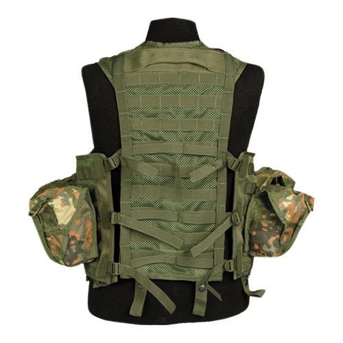 Mil-Tec Tactical Vest Modular System Flecktarn