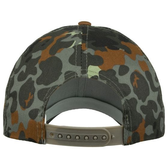 Mil-Tec Baseballpet voor Kinderen met Plastic Band - Flecktarn