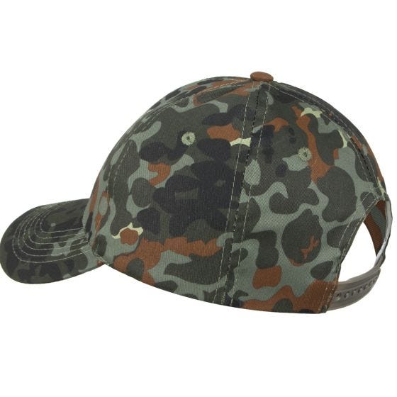 Mil-Tec Baseballpet met Plastic Band - Flecktarn