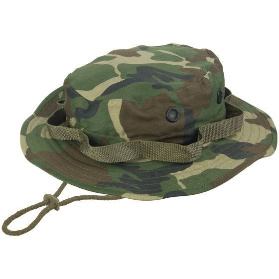 Mil-Tec GI Booniehoed - Woodland