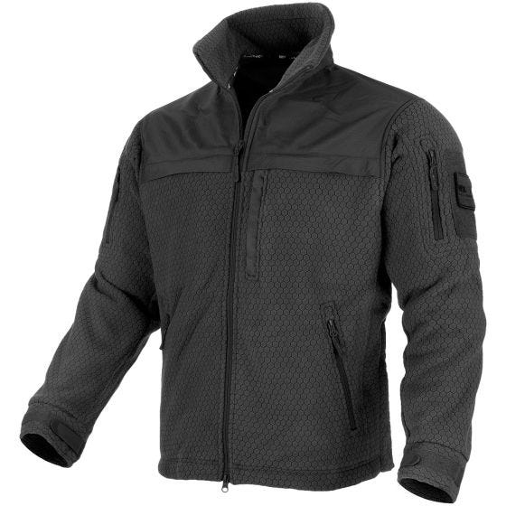 Mil-Tec Elite Hextac Fleece Jack - Zwart