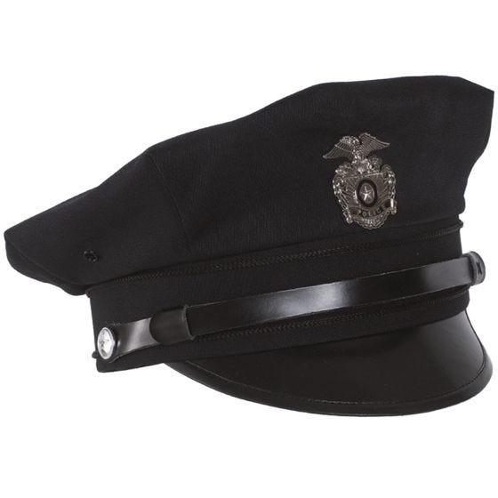 Mil-Tec US Police Hoed met Klep - Donkerblauw
