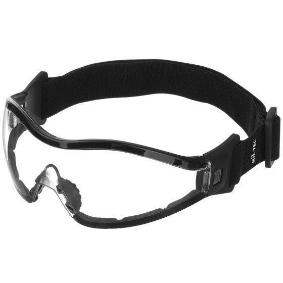 Mil-Tec Commando Para Stofbrillen - Transparant