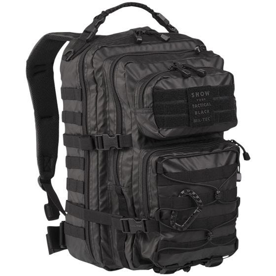 Mil-Tec US Grote aanvalsrugzak - Tactical Black