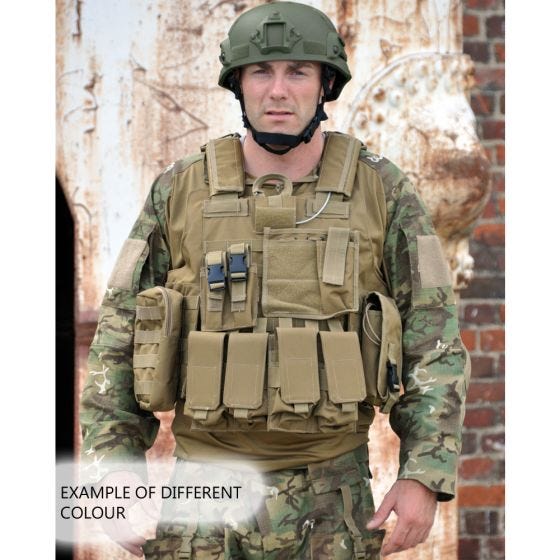 Mil-Tec M.Release MOLLE Gevechtsvests - Olijf