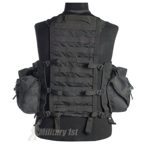 Mil-Tec Modular System Tactisch Vest - Zwart