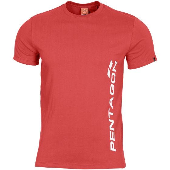 Pentagon Ageron Pentagon Vertical T-Shirt Lava Red