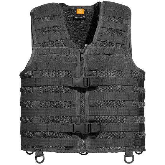 Pentagon Thorax 2.0 MOLLE-vest - Zwart