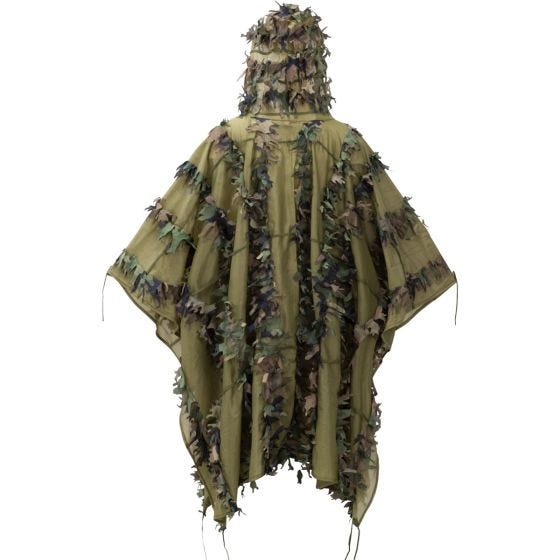 Helikon Leaf Ghillie Poncho - US Woodland
