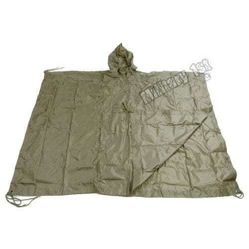 Mil-Tec Waterdichte Poncho Ripstop - Olijf