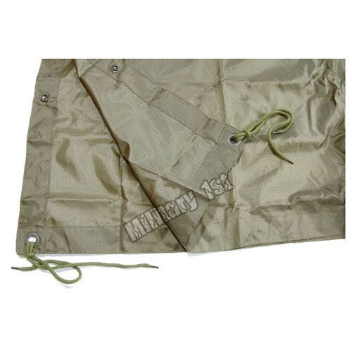 Mil-Tec Waterdichte Poncho Ripstop - Olijf
