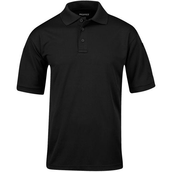 Propper Uniformpolo met Korte Mouwen Heren - Zwart