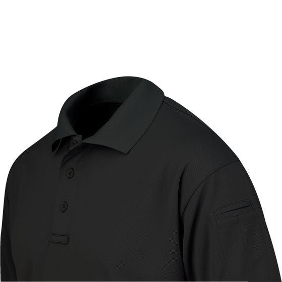 Propper Uniformpolo met Korte Mouwen Heren - Zwart