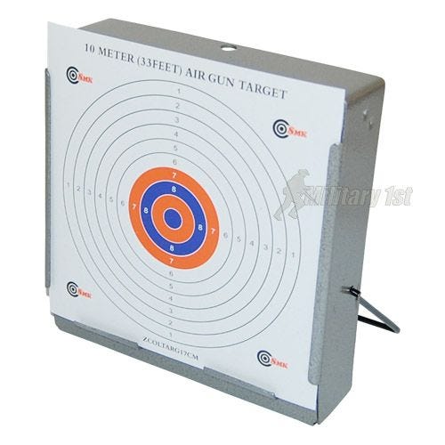 SMK Doelwit met Luchtbukskogelvanger 17x17