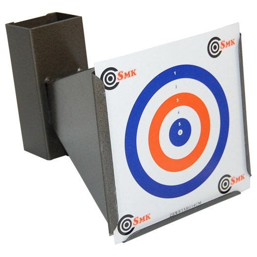 SMK Trumpet Doelwit met Luchtbukskogelvanger 14x14