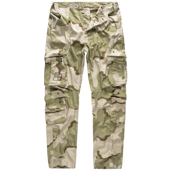 Surplus Airborne Slimmy Broek Driekleurig Desert