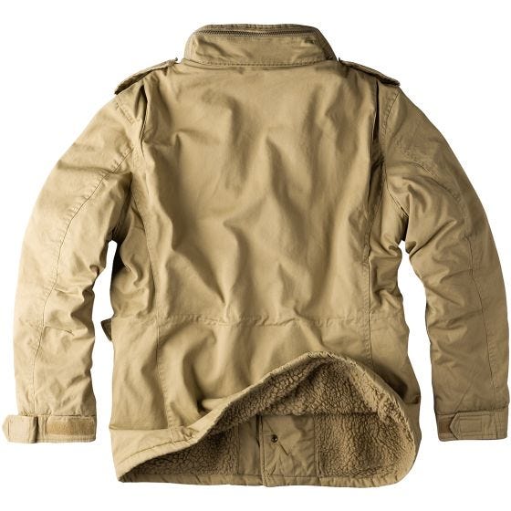 Surplus Paratrooper Winterjas - Beige Gebleekt