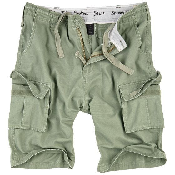 Surplus Stars Bermudashort - Lichtolijfgroen