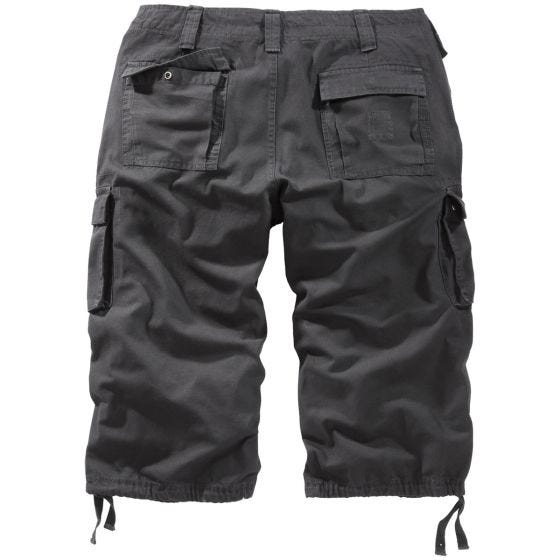 Surplus Trooper Legend Driekwartshort - Zwart Gebleekt