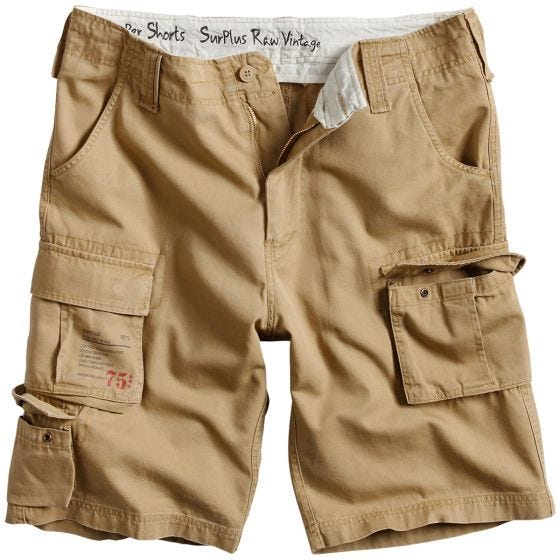 Surplus Trooper Short - Beige Gebleekt