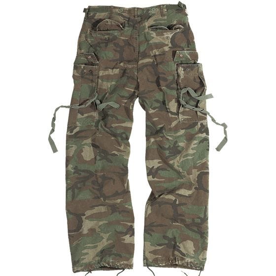 Surplus Vintage Fatigues Broek - Woodland